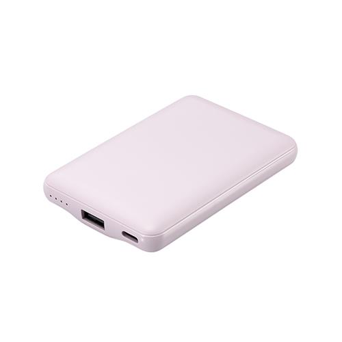 エレコム(ELECOM) DE-C45-5000PU ラベンダー 薄型コンパクトモバイルバッテリー 5000mAh 3A C×1+A×1