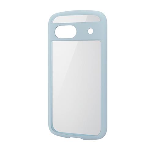 エレコム(ELECOM) PM-P241TSLFCBU ブルー Google Pixel 8a用 TOUGH SLIM LITEケース フレームカラー