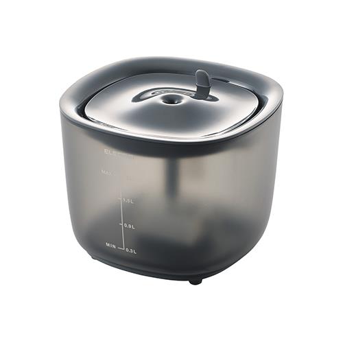 エレコム(ELECOM) PET-WD02BK ブラック ペット用ワイヤレスポンプ式自動給水器 サイレントアクア