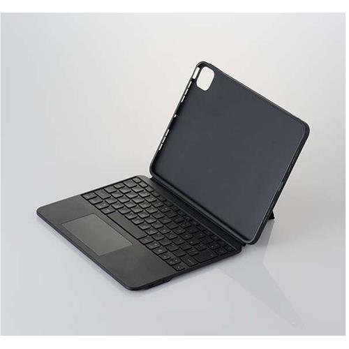 エレコム(ELECOM) TK-CA10BPBK ブラック 11インチiPad Pro M4 専用 ケース一体型キーボード Bluetooth対応