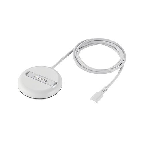エレコム(ELECOM) W-MA06WH ホワイト 2WayマグネットQi2規格対応ワイヤレス充電器 15W 卓上 1m