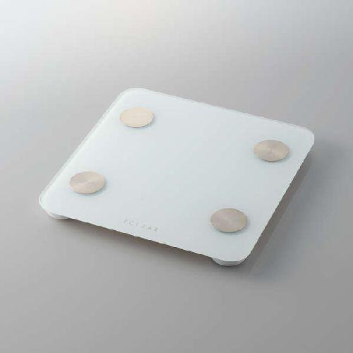 エレコム(ELECOM) HCS-BTFS01WH ホワイト Bluetooth R 通信機能搭載 ECLEAR 体組成計