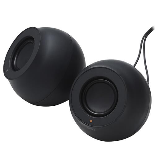 エレコム(ELECOM) SP-P10CUSBBK ブラック パソコン用2.0chスピーカー Stina 4.4W 2.2W+2.2W