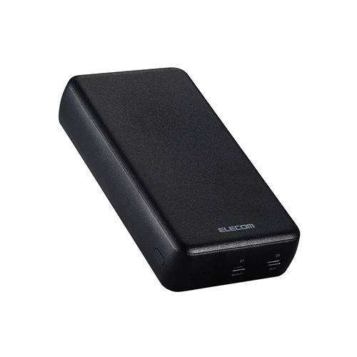 エレコム(ELECOM) DE-C52-20000BK ブラック 20000mAh 2C PD20W モバイルバッテリー