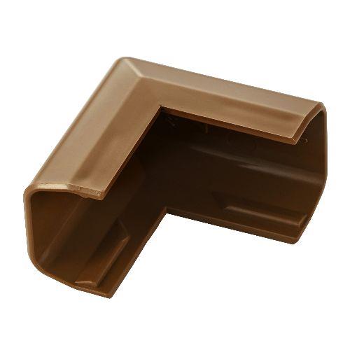 エレコム(ELECOM) LD-GAFD1MBR ブラウン 配線カバー モール 接続ユニット 出ズミ 【 壁用 フラットモール LD-GAF1MBR 専用 】