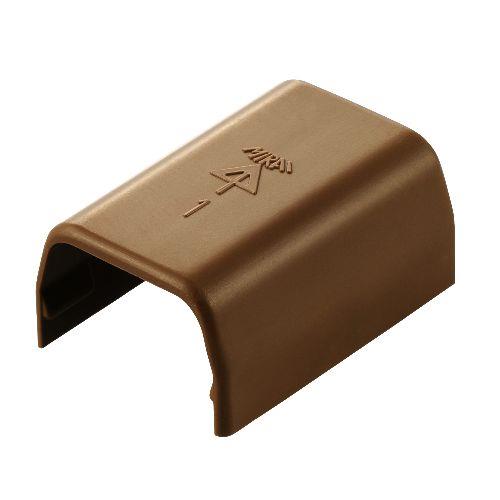 エレコム(ELECOM) LD-GAFJ1MBR ブラウン 配線カバー モール 接続ユニット ストレート 【 壁用 フラットモール LD-GAF1MBR 専用 】