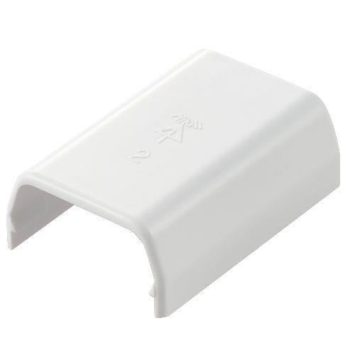 エレコム(ELECOM) LD-GAFJ2MWH ホワイト 配線カバー モール 接続ユニット ストレート 【 壁用 フラットモール LD-GAF2MWH 専用 】