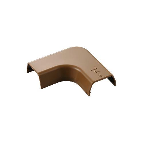 エレコム(ELECOM) LD-GAFM3MBR ブラウン 配線カバー モール 接続ユニット 曲ガリ 【壁用 フラットモール LD-GAF3MBR 専用】