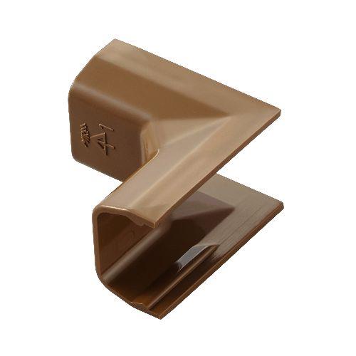エレコム(ELECOM) LD-GAFR1MBR ブラウン 配線カバー モール 接続ユニット 入ズミ 【 壁用 フラットモール LD-GAF1MBR 専用 】