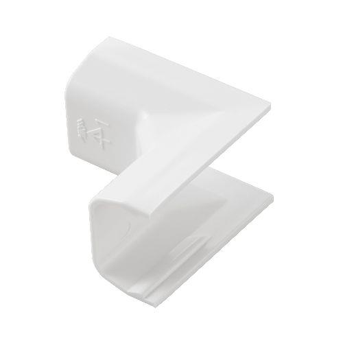 エレコム(ELECOM) LD-GAFR1MWH ホワイト 配線カバー モール 接続ユニット 入ズミ 【 壁用 フラットモール LD-GAF1MWH 専用 】