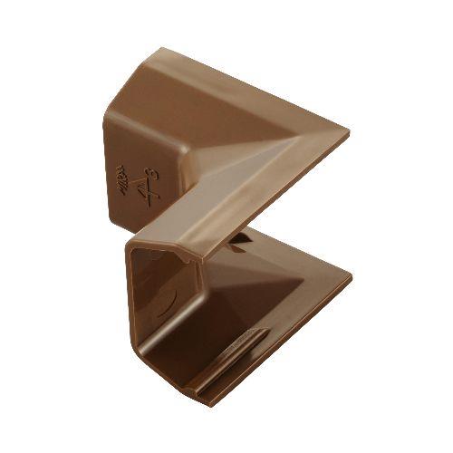 エレコム(ELECOM) LD-GAFR3MBR ブラウン 配線カバー モール 接続ユニット 入ズミ 【 壁用 フラットモール LD-GAF3MBR 専用 】