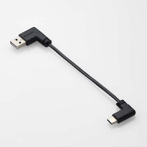 エレコム(ELECOM) MPA-ACLL01BK ブラック モバイルバッテリー用ケーブル USB-A - USB Type-C TM 充電専用 10cm