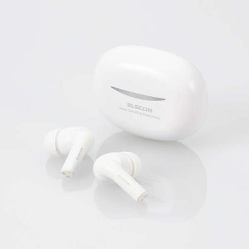 エレコム(ELECOM) LBT-TWS15WH2 ホワイト 完全ワイヤレスBluetoothヘッドホン ノイズキャンセリング