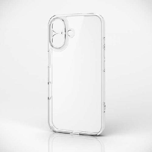 エレコム(ELECOM) PM-A24AHVCKKCR クリア iPhone 16用 ハイブリッドケース 極限