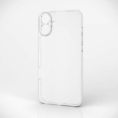エレコム(ELECOM) PM-A24BUCTKCR クリア iPhone 16 Plus用 ソフトケース 極限