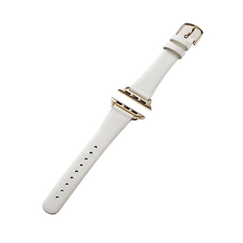 エレコム(ELECOM) AW-41BDLJWH オフホワイト Apple Watch用 &me ソフトレザーバンド