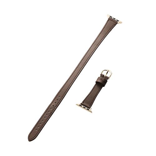 エレコム(ELECOM) AW-41BDLWJBR ココアブラウン Apple Watch用 &me ソフトレザーバンド