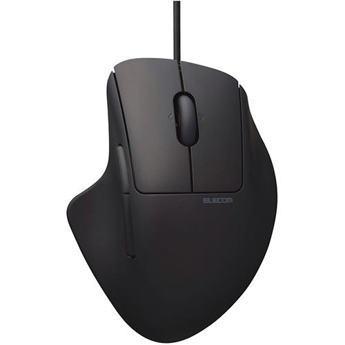 エレコム(ELECOM) M-SH31UBSKBK ブラック 有線7ボタンマウス チルトホイール付 Sサイズ