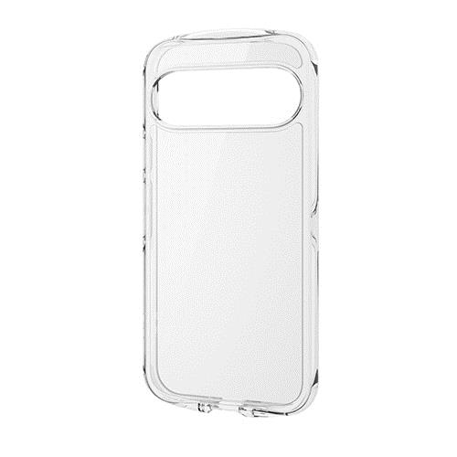 エレコム(ELECOM) PMP242TSLACR クリア Google Pixel 9/9 Pro用 TOUGH SLIM LITEケース ストラップホールシート付