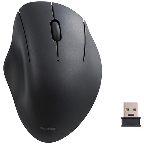 エレコム(ELECOM) M-SH10MBSKXBK ブラック USB無線 Bluetooth接続3ボタンワイヤレスマウス Mサイズ
