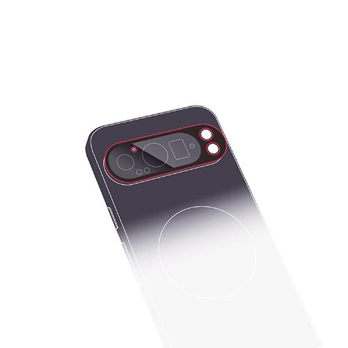 エレコム(ELECOM) PM-P242FLLG-2 Google Pixel 9 Pro用 カメラレンズガラスフィルム