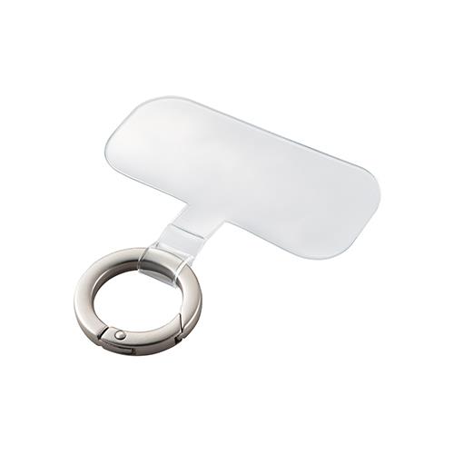 エレコム(ELECOM) P-STHD1BRSV シルバー ストラップホールシート 大きなリング 1口タイプ