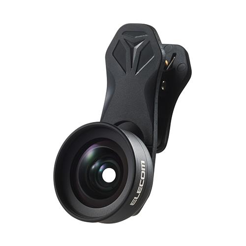 エレコム(ELECOM) PSLW04BK ブラック スマートフォン用カメラレンズ 0.4倍広角レンズ