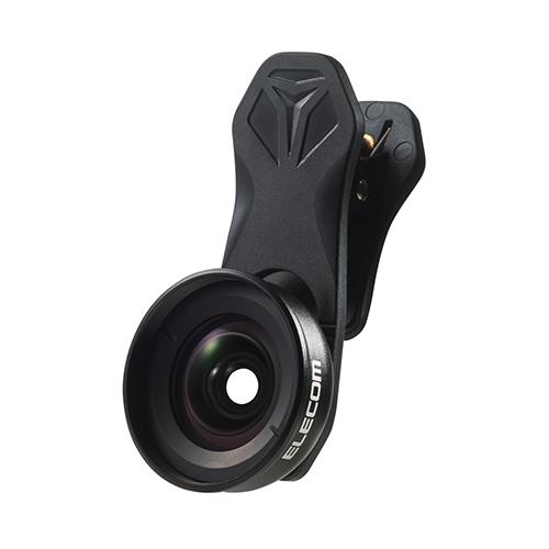 エレコム(ELECOM) PSLW06BK ブラック スマートフォン用カメラレンズ 0.6倍広角レンズ