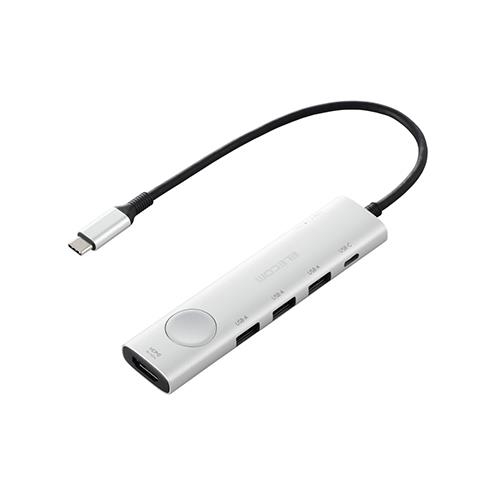 エレコム(ELECOM) DST-S060BPSV シルバー 画面ONOFFドッキングステーション USB-A×3 HDMI×1