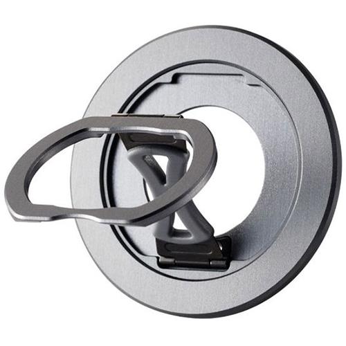 エレコム(ELECOM) P-STRMKSLSV チタニウムシルバー マグネットスマホリング SLIM MagSafe 対応 iPhone対応