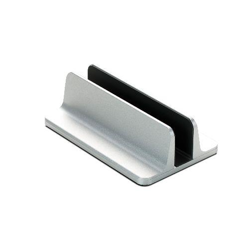 エレコム(ELECOM) PCA-LTSV03SV シルバー ノートパソコンスタンド タブレットスタンド 縦置き はさみ幅15~65mm アルミ合金 滑り止め PCスタンド