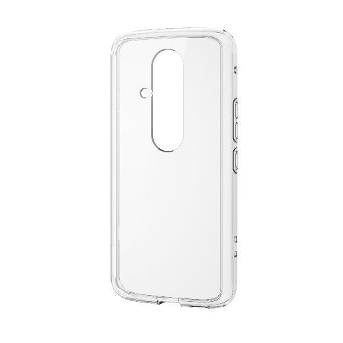 エレコム(ELECOM) PM-F244HVCKCR クリア らくらくスマートフォン F-53E ケース ハイブリッド 衝撃吸収 カメラレンズ保護設計 ストラップホール付