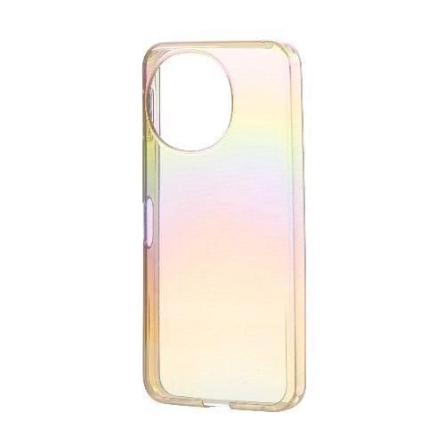 エレコム(ELECOM) PM-S244UCABR ブラウン AQUOS sense9 SH-53E用 ケース ソフト カメラレンズ保護設計 ストラップホールシート付 オーロラ