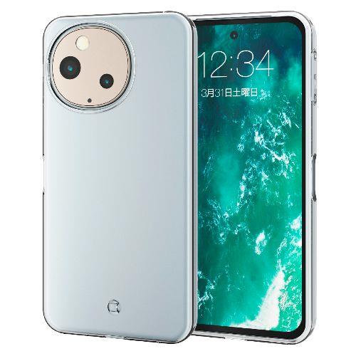 エレコム(ELECOM) PM-S244UCTCR クリア AQUOS sense9 SH-53E用 ケース ソフト 衝撃吸収 薄型 カメラレンズ保護設計 ストラップホール付 極み設計