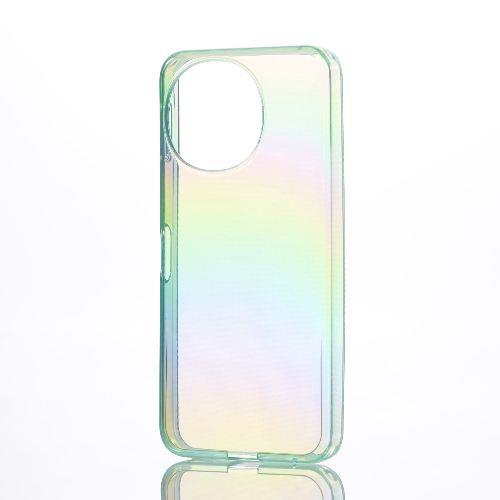 エレコム(ELECOM) PM-S244UCAGN グリーン AQUOS sense9 SH-53E用 ケース ソフト カメラレンズ保護設計 ストラップホールシート付 オーロラ