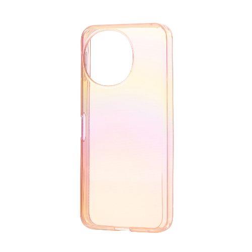 エレコム(ELECOM) PM-S244UCAPN ピンク AQUOS sense9 SH-53E用 ケース ソフト カメラレンズ保護設計 ストラップホールシート付 オーロラ