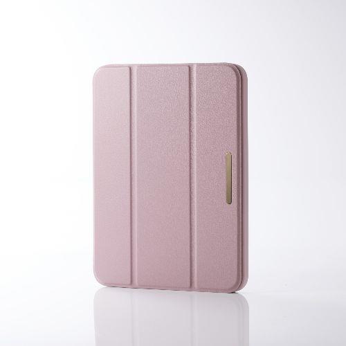 エレコム(ELECOM) TB-A24SWVJM3PN ピンク iPad mini A17 Pro /第6世代 8.3インチ用 ケース ソフトレザー 手帳型 ﾀｯﾁﾍﾟﾝﾎﾙﾀﾞｰ 背面ｸﾘｱ &me