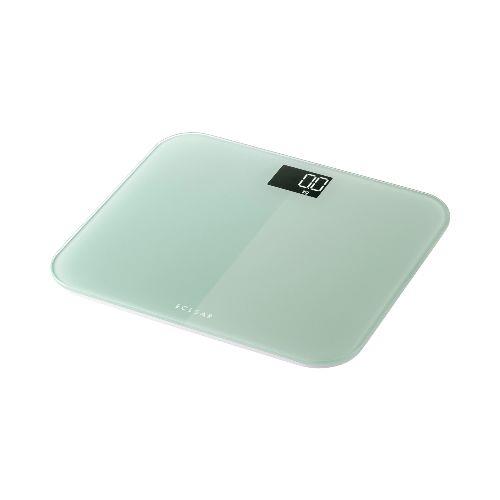 エレコム(ELECOM) HCS-S03BU ブルー 体重計 デジタルヘルスメーター コンパクト 乗るだけ自動電源ON 強化ガラス天板 最大150kg対応 LED表示