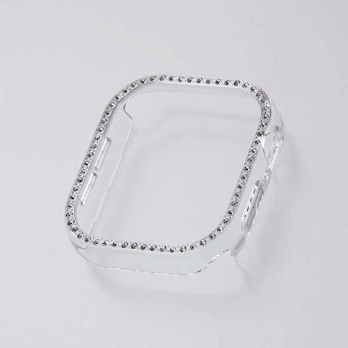 エレコム(ELECOM) AW-24BBPPJCR クリア Apple Watch Series 10 42mm 用 ハードバンパー &me ストーン付