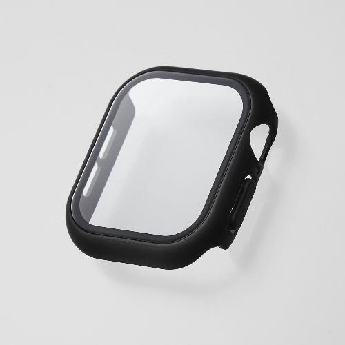 エレコム(ELECOM) AW-24BFCGBK ブラック アップルウォッチ カバー Series 10 42mm フルカバー 表面硬度10H 全面保護 2重構造