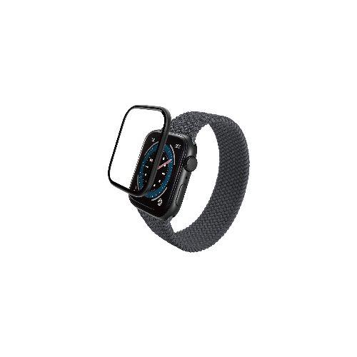 エレコム(ELECOM) AW-23EFLGFALBK ブラック アップルウォッチ ガラス フィルム Apple Watch SE 第2世代/SE/Series 6 40mm対応 全面保護 高透明