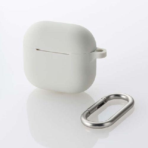 エレコム(ELECOM) AVA-AP06SCGY グレー AirPods 第4世代 用 シリコンケース