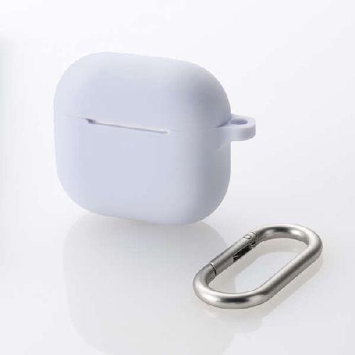 エレコム(ELECOM) AVA-AP06SCPU パープル AirPods 第4世代 用 シリコンケース