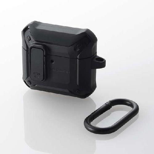 エレコム(ELECOM) AVA-AP06ZEROLBK ブラック AirPods 第4世代 用 ZEROSHOCK Lock
