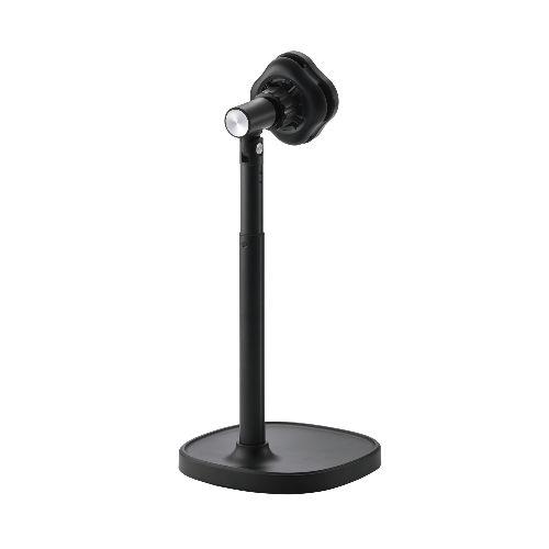 エレコム(ELECOM) P-CLPL02ARMBK ブラック スマホクーラー ペルチェ素子 マグネット 冷却ファン USB給電式 メタルプレート付き スタンド付き