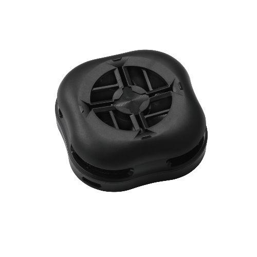 エレコム(ELECOM) P-CLPL02BK ブラック スマホクーラー ペルチェ素子 マグネット 冷却ファン USB給電式 最高約-20℃ 冷却 メタルプレート付き