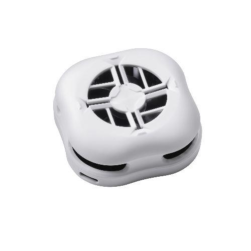 エレコム(ELECOM) P-CLPL02WH ホワイト スマホクーラー ペルチェ素子 マグネット 冷却ファン USB給電式 最高約-20℃ 冷却 メタルプレート付き