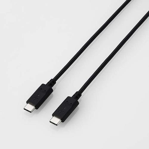 エレコム(ELECOM) MPA-CCTW10WH ホワイト USB2.0ケーブル USB Type-C - USB Type-C/60W対応/2本セット
