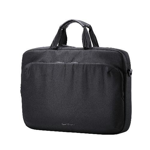 エレコム(ELECOM) ZSB-BC01P15BK ブラック ビジネスバッグ ブリーフケース 2wayカバン <肩掛け/手持ち> A4 15.6インチﾉｰﾄPC収納可 ｽﾘﾑ 撥水加工