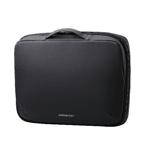 エレコム(ELECOM) ZSB-IBPRL14BK ブラック パソコンケース 14インチ ハンドル付 PCバッグ 衝撃吸収 ダブルファスナー ZEROSHOCK